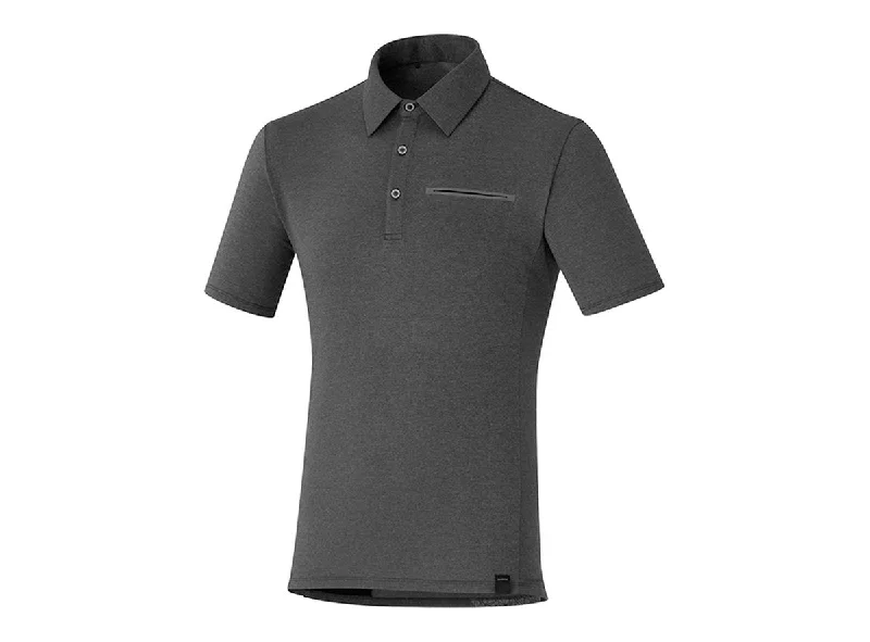 Soft T-Shirt-Shimano Transit Polo - Raven