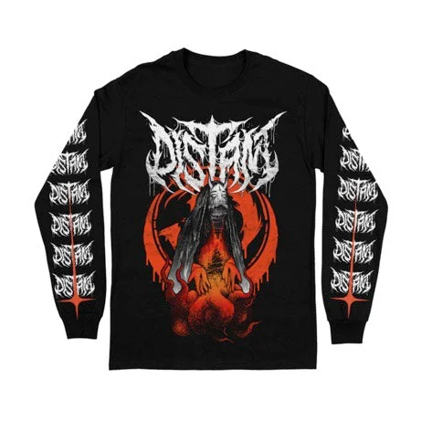 T-Shirt With Fashionable Logo-Longsleeve "Daath”