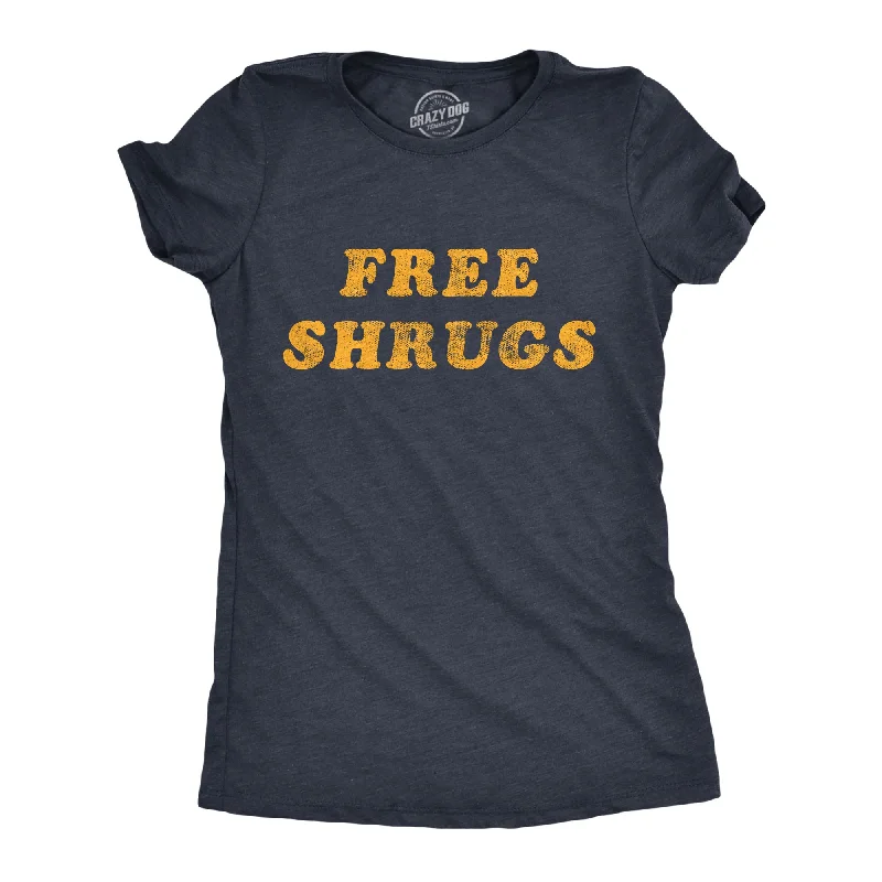 T-Shirt With Handmade Designs-Free Shrugs Women's T Shirt