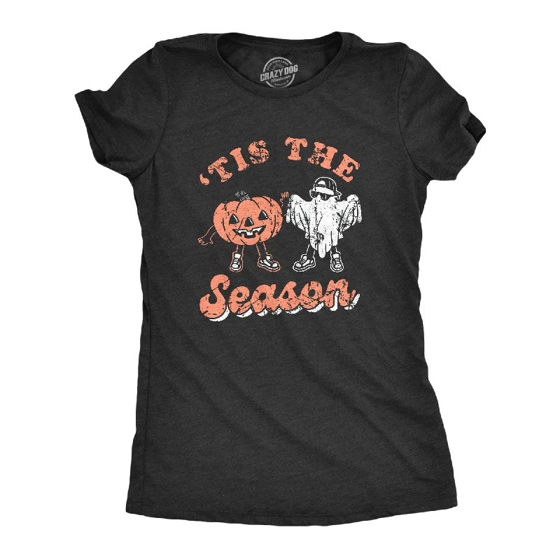 Custom T-Shirt For Team Sponsors-Tis The Season Halloween Women's T Shirt