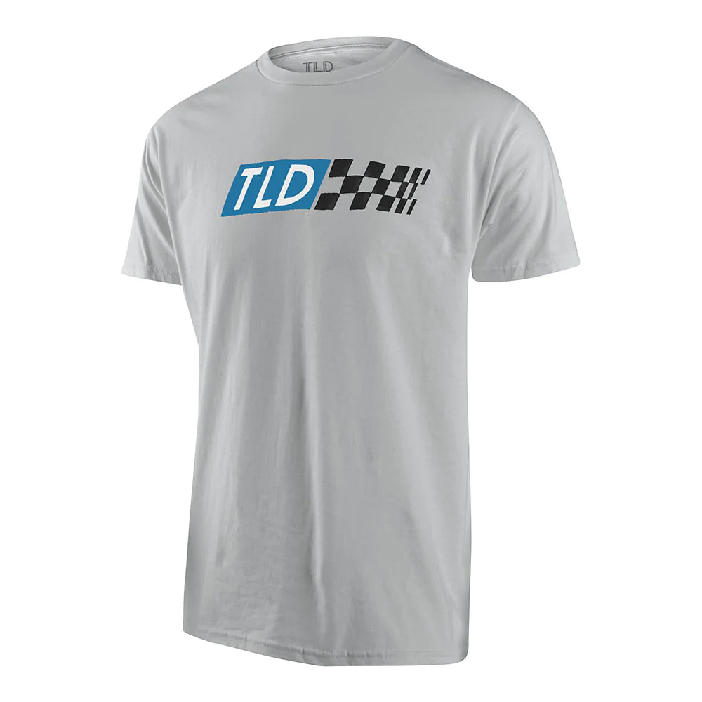 Custom T-Shirt For Charity-Troy Lee Designs Boxed Out Short Sleeve Tee - Silver