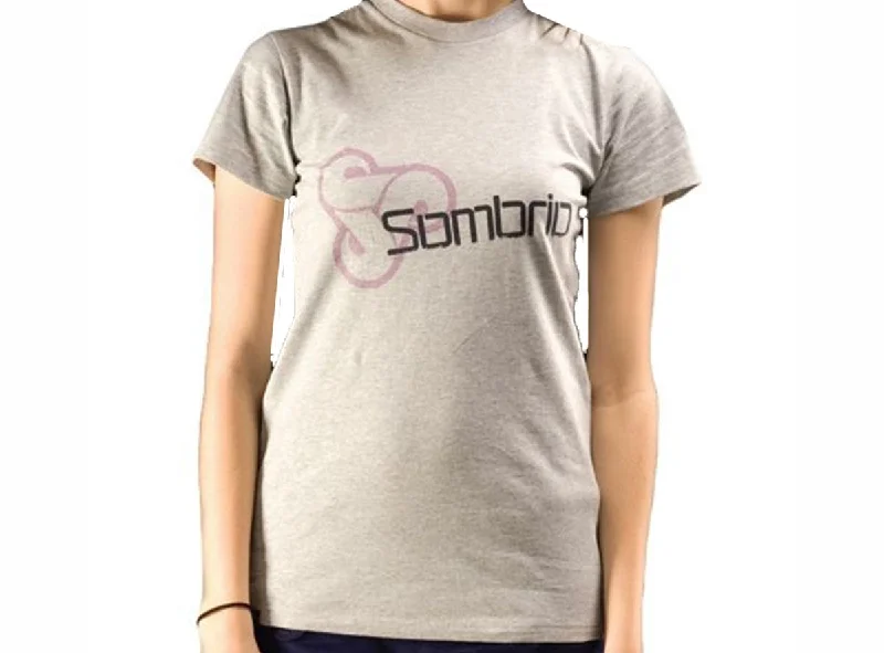 Custom T-Shirt For Special Events-Sombrio Axis ID Tee Shirt - Womens - Gray