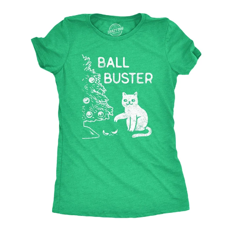 T-Shirt With Music Band Design-Ball Buster Women's T Shirt