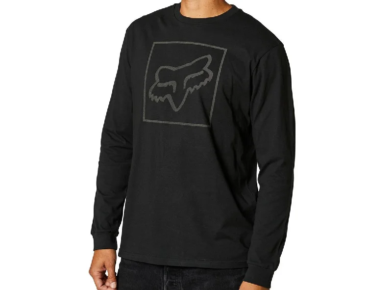 Custom T-Shirt For Team Sponsors-Fox Racing Off Tilter Long Sleeve Tee - Black