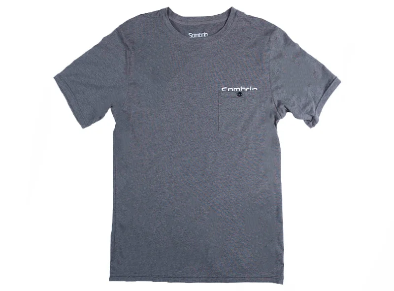 T-Shirt For All Ages-Sombrio Slice Pocket Tee Shirt - Gray