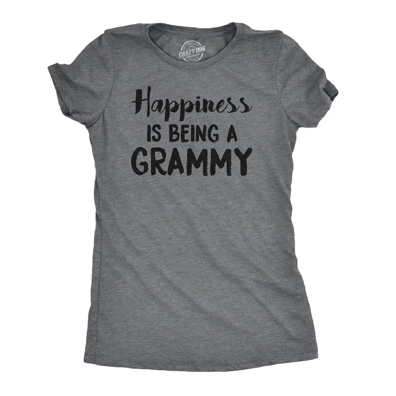 T-Shirt For Active Lifestyle-Happiness Is Being A Grammy Women's T Shirt