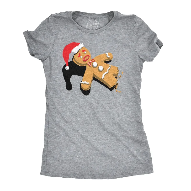 Plain T-Shirt-Half-Eaten Gingerbread Women's T Shirt