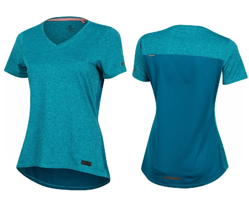 Custom T-Shirt With Image-Pearl Izumi Performance Tee Shirt - Womens - Teal