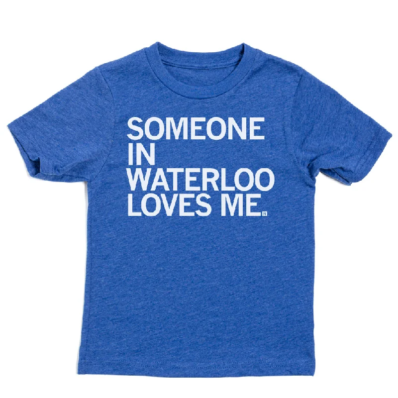 T-Shirt For Beachwear-Someone Loves Me Waterloo Kids