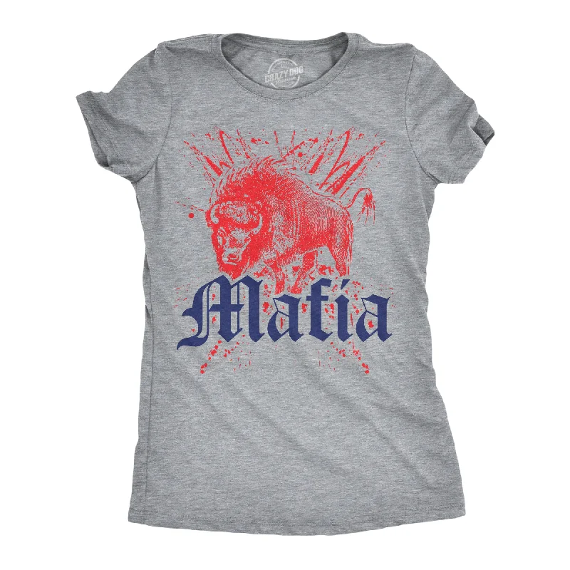 Custom T-Shirt With Personalized Photos-Buffalo Mafia Women's T Shirt