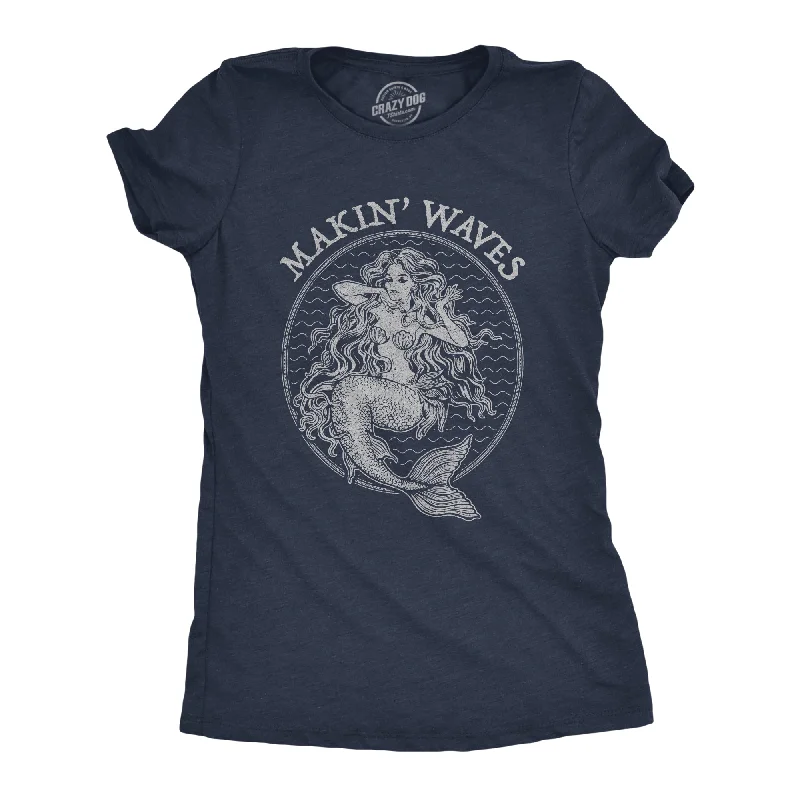 T-Shirt For Music Lovers Gifts-Makin' Waves Women's T Shirt