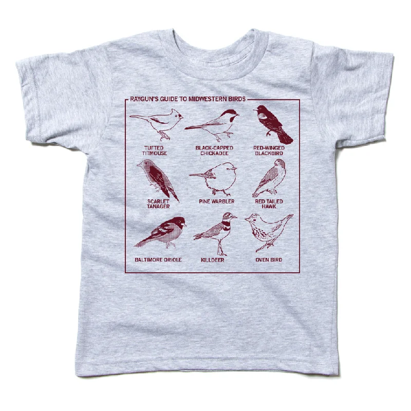 Custom T-Shirt For Team Building-Midwestern Birds Kids