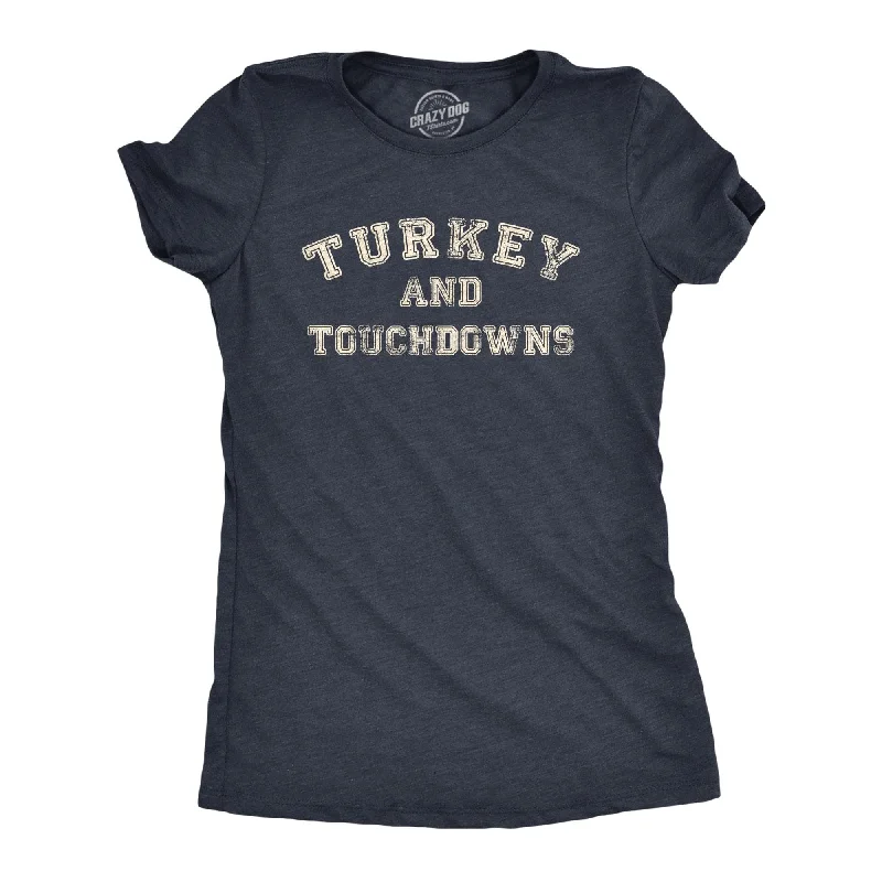 Retro T-Shirt-Turkey And Touchdowns Women's T Shirt