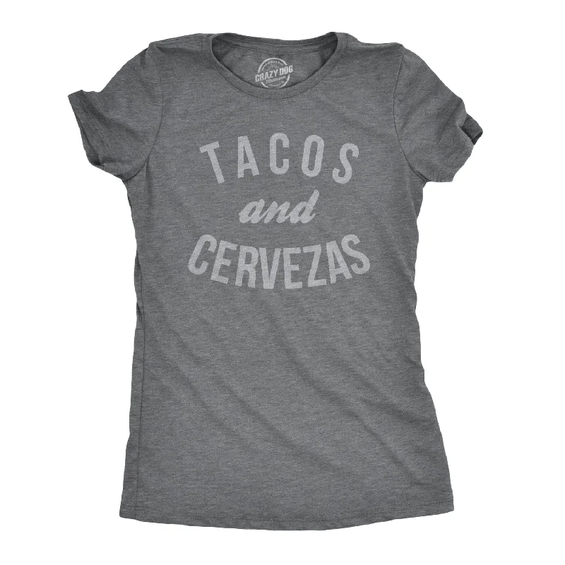 T-Shirt With Popular Quotes-Tacos and Cervezas Women's T Shirt