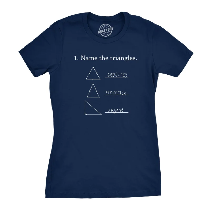 T-Shirt With Creative Art-Name The Triangles Women's T Shirt