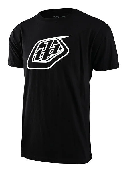 T-Shirt For Festivals And Celebrations-Troy Lee Designs Badge Short Sleeve Tee - Black