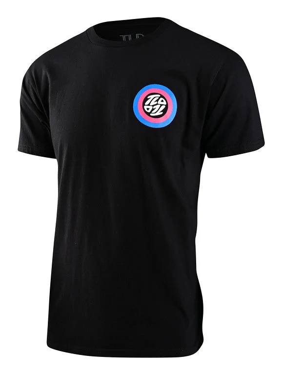 T-Shirt With Personal Branding-Troy Lee Designs Spun Short Sleeve Tee - Black