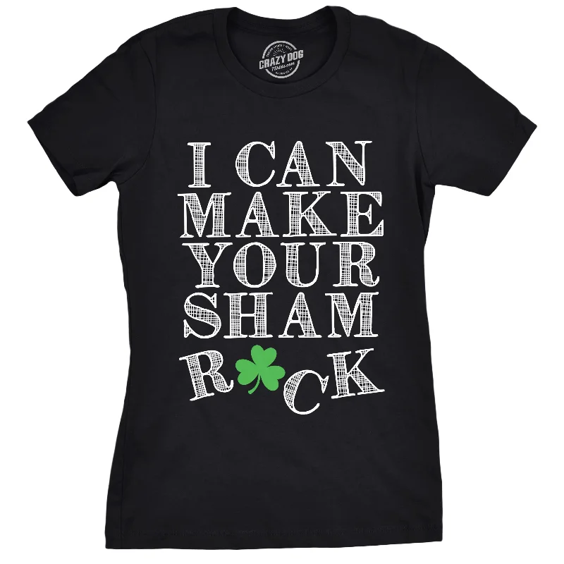 T-Shirt With Hand-Drawn Designs-I Can Make Your Shamrock Women's T Shirt