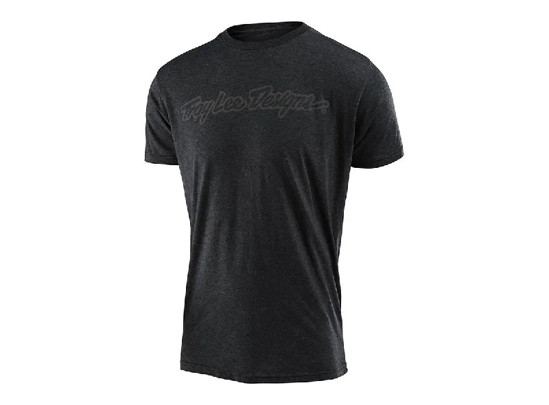 T-Shirt For Sale-Troy Lee Designs Signature Tee - Charcoal Heather