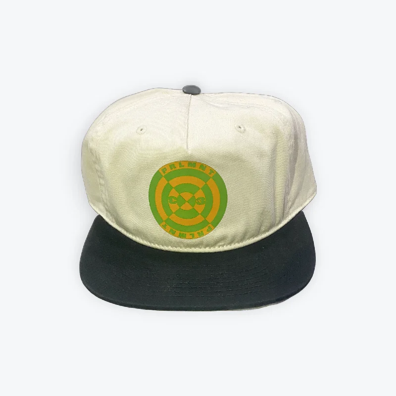 Custom Hat For Events-Parliament - Target logo hat - 2 Tone (Cream/Black)