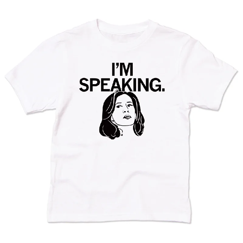 Casual T-Shirt-Kamala Harris: I'm Speaking Graphic Kids