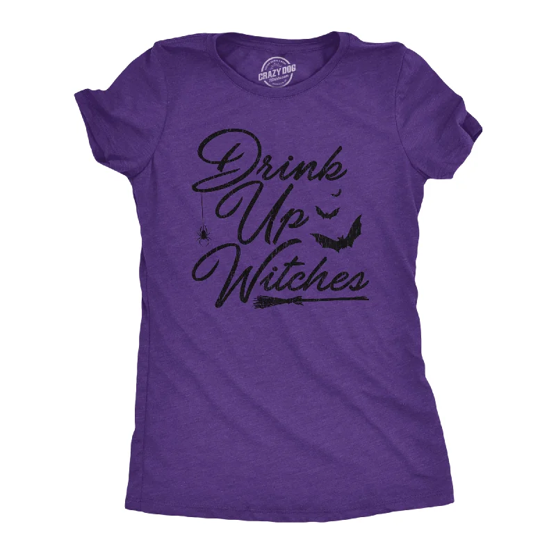 Soft Cotton T-Shirt-Drink Up Witches Women's T Shirt