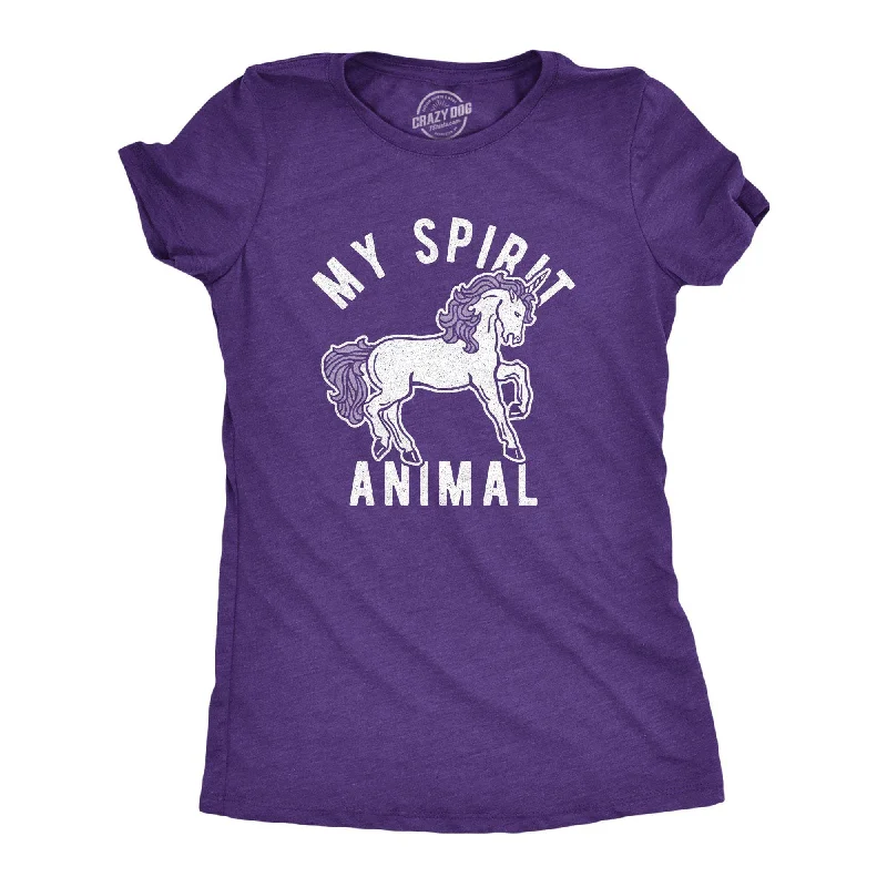 T-Shirt For Artists-My Spirit Animal: Unicorn Women's T Shirt