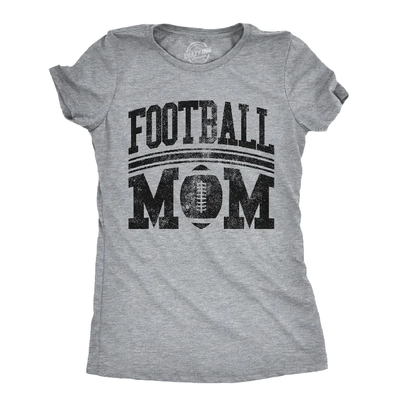 Custom T-Shirt For Charity-Football Mom Women's T Shirt