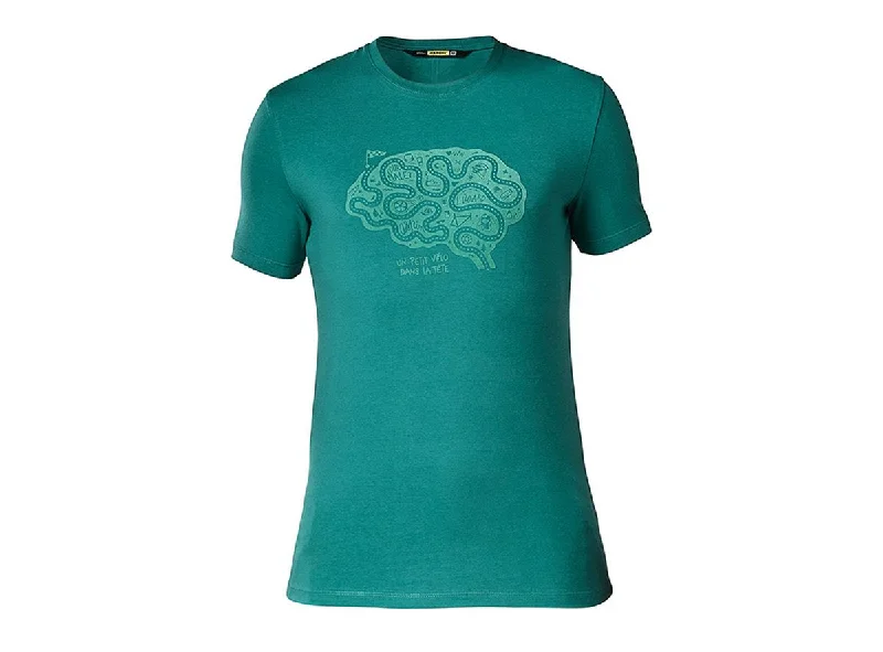 T-Shirt For Sports Teams-Mavic Cyclist Brain Tee - Everglade