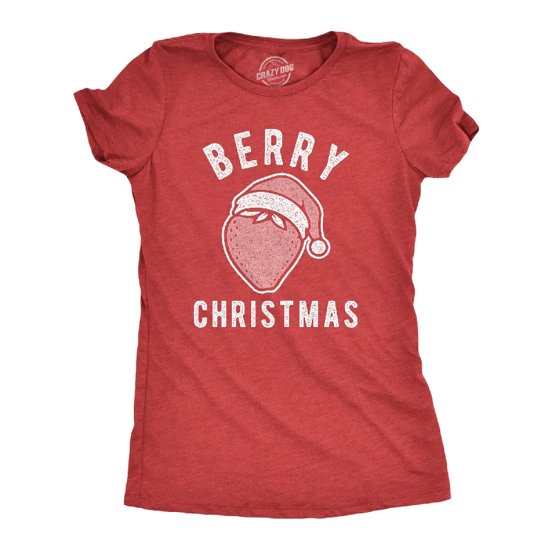 T-Shirt For Fitness-Berry Christmas Women's T Shirt