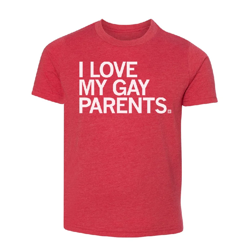 T-Shirt For Sports Fans-I Love My Gay Parents Kids