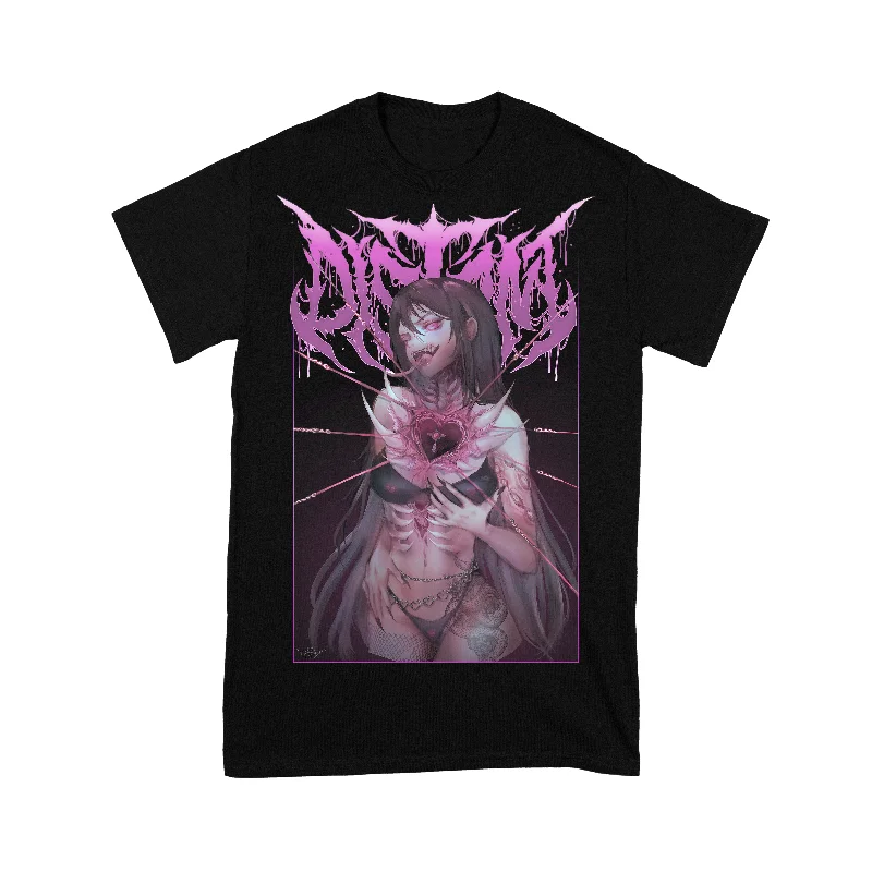 T-Shirt With Custom Saying-T-shirt "Pink Daath”